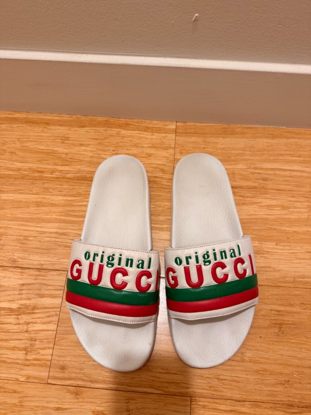 Gucci slides size 10 original logo - Picture 8 of 8